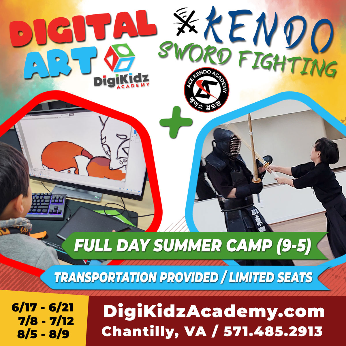 DigiKidz Academy Art Kendo Camp