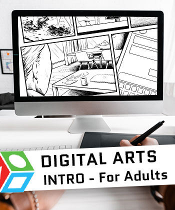 Digital Arts Intro  for Adults - Mar/Wed/7-9PM