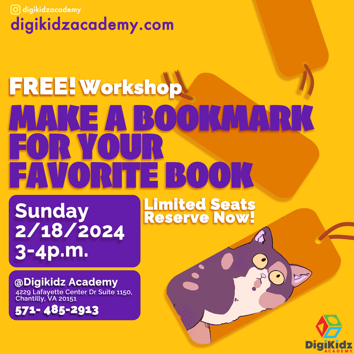 Design and Make a Bookmark - Free Workshop