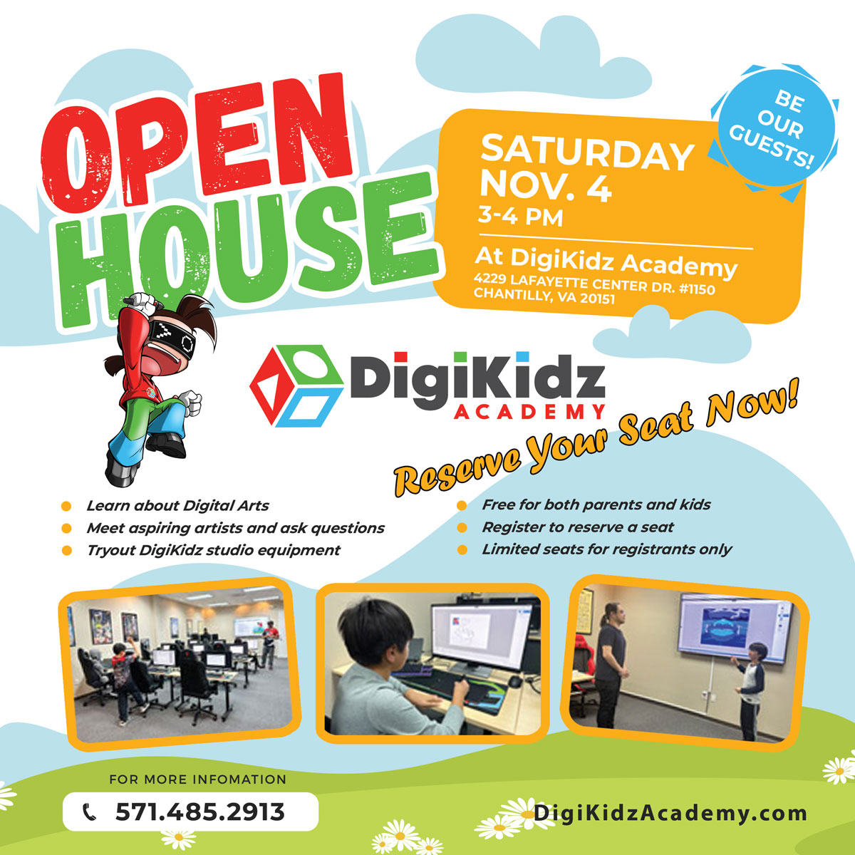 Digikidz Academy Open House Oct 2023