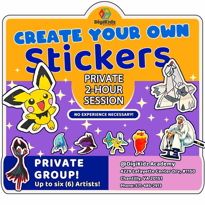 Make a Sticker Workshop - Private Group