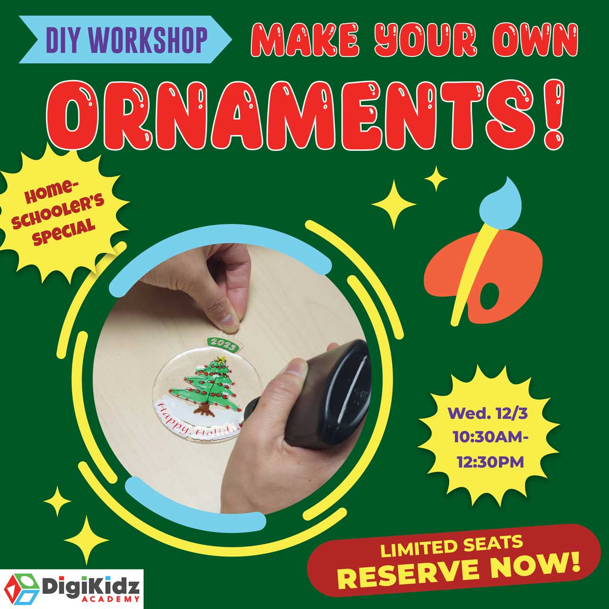Homeschoolers' Special: Make Your Own Ornament Workshop