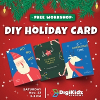 DIY Holiday Card - Free Workshop - Nov