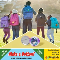 DIY Pin Button for Your Backpack - Free Workshop